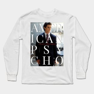 American Psycho Poster Long Sleeve T-Shirt